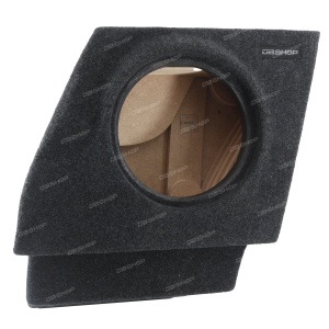 Короб стелс для сабвуфера на Geely Tugella 2019+ (10", версия 1, в левое крыло, темно-серый)